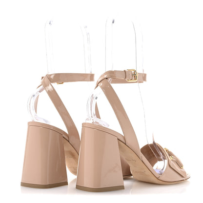 Louis Vuitton Patent Calfskin Shake Sandals 39 Nude Pink 5 of 9