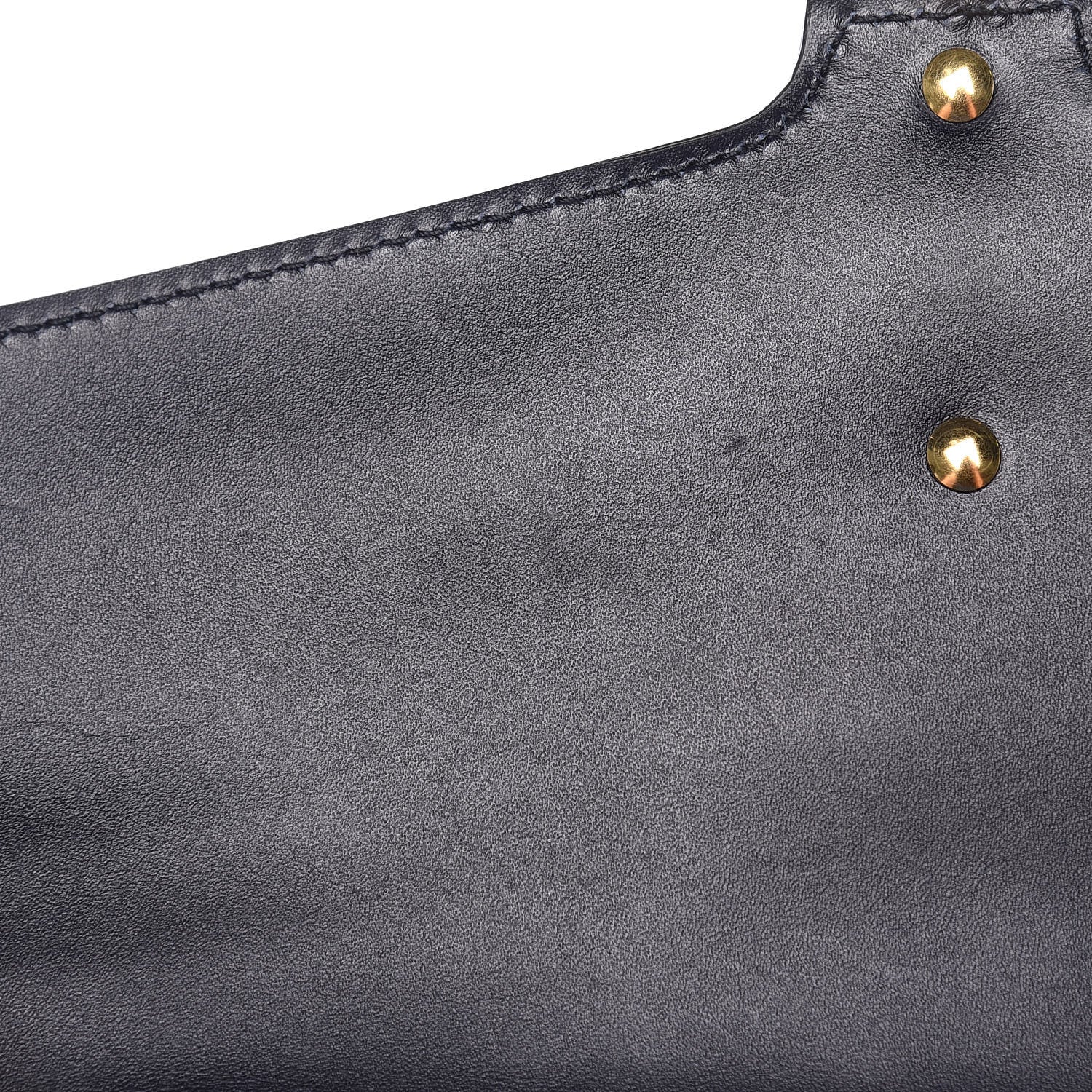 Gucci Calfskin Medium Sylvie Top Handle Bag Blue 12 of 12