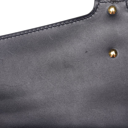 Gucci Calfskin Medium Sylvie Top Handle Bag Blue 12 of 12