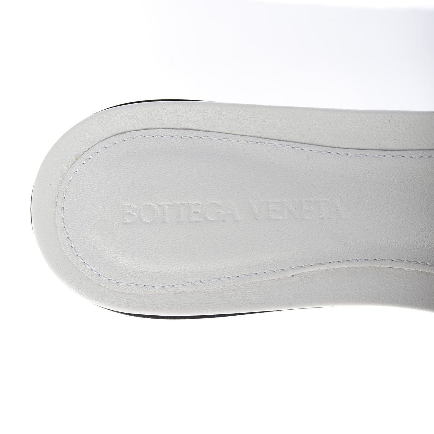Nappa Matelasse Padded Flat Sandals 37 Optic White