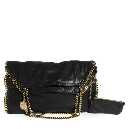 Stella McCartney Shaggy Deer Big Falabella Tote Black 5 of 10