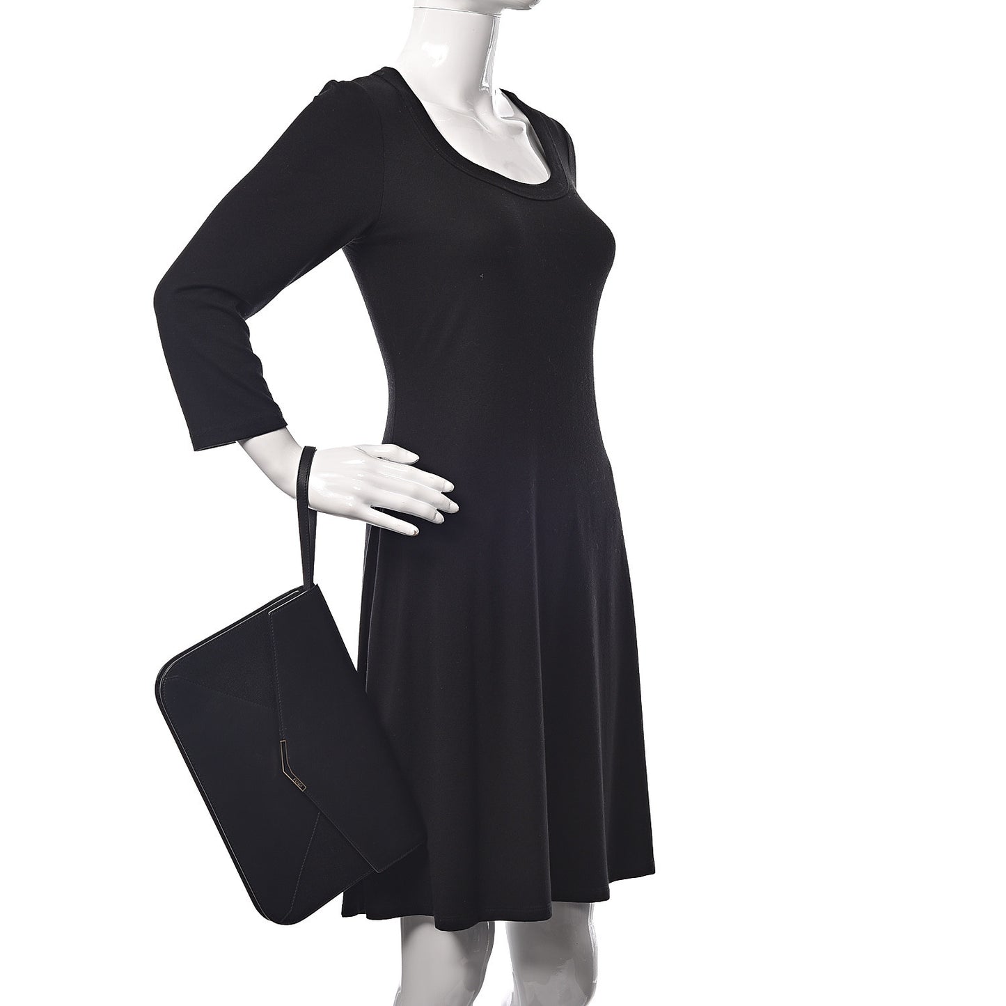 Vitello Elite 2Jours Clutch Black