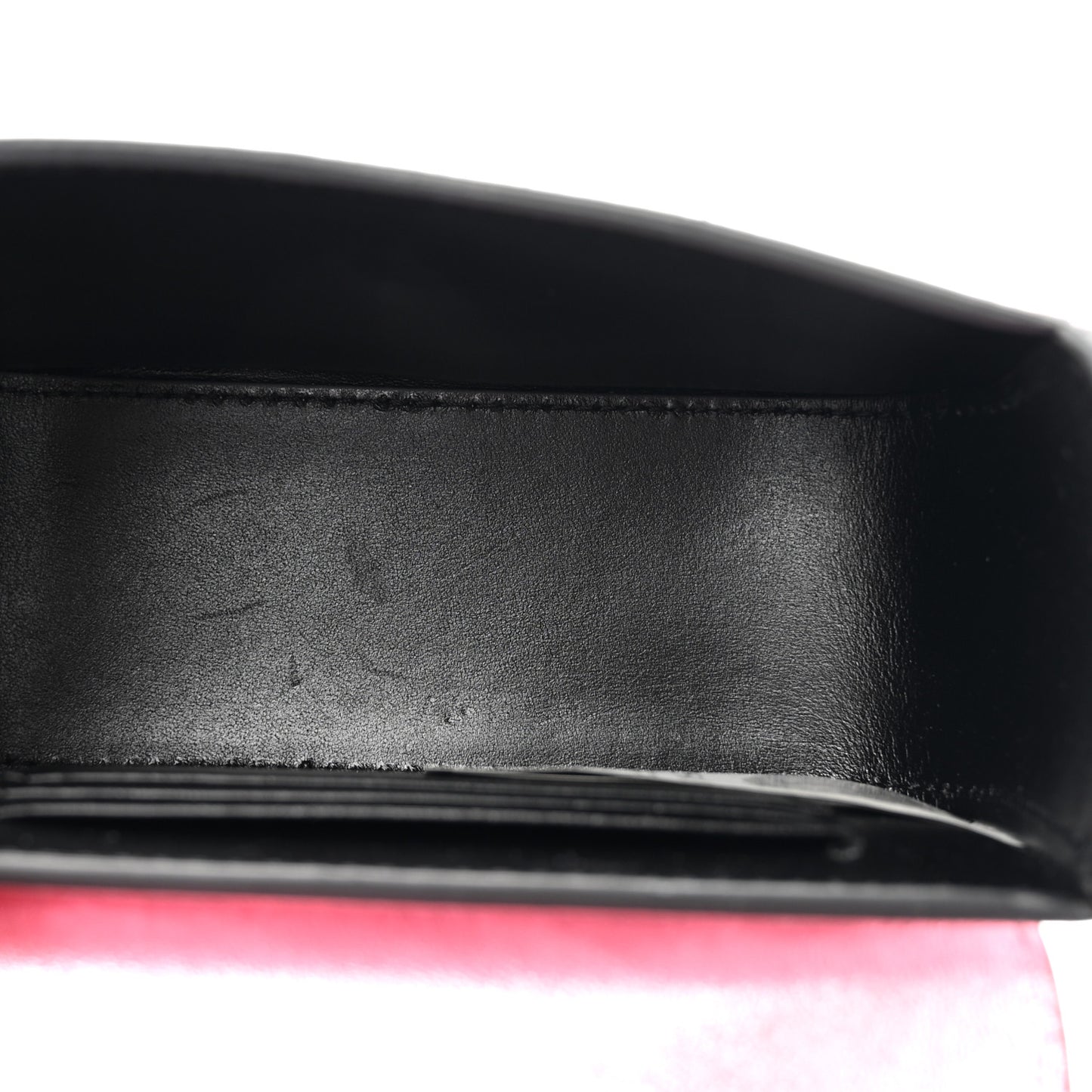 Metallic Crackled Lambskin Mini La Medusa Bag Pink