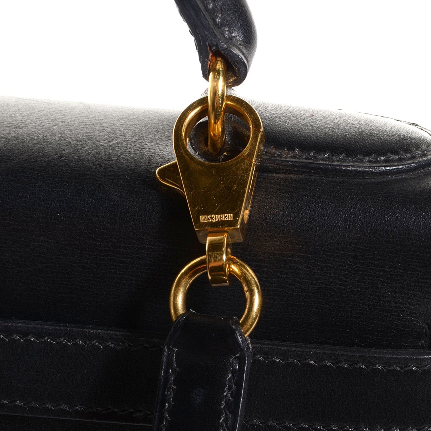 Hermes Box Kelly Retourne 32 Black 20 of 21