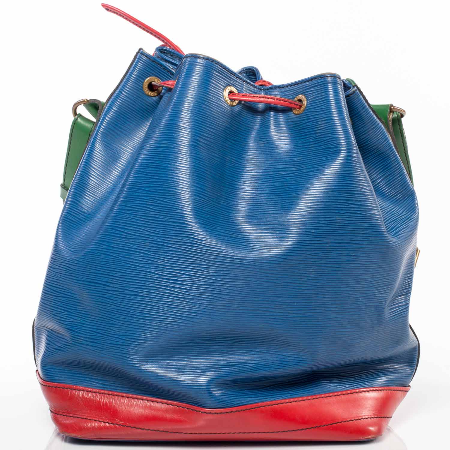 Louis Vuitton Epi Tri-Color Noe Red Blue Green 3 of 8