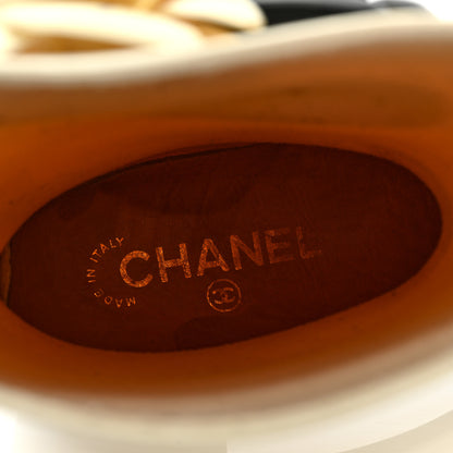 Chanel Rubber Camellia Rain Boots 36 Off White 8 of 11