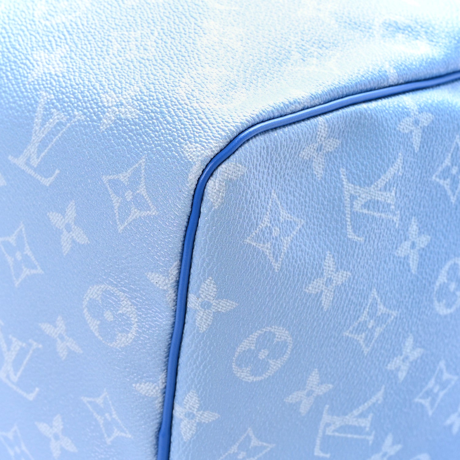 Louis Vuitton Monogram Clouds Keepall Bandouliere 50 Blue 9 of 11
