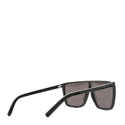 Saint Laurent Acetate SL 364 Mask Sunglasses Black 4 of 7