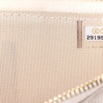Chanel Caviar Quilted Classic iPhone Pouch Light Beige 7 of 8