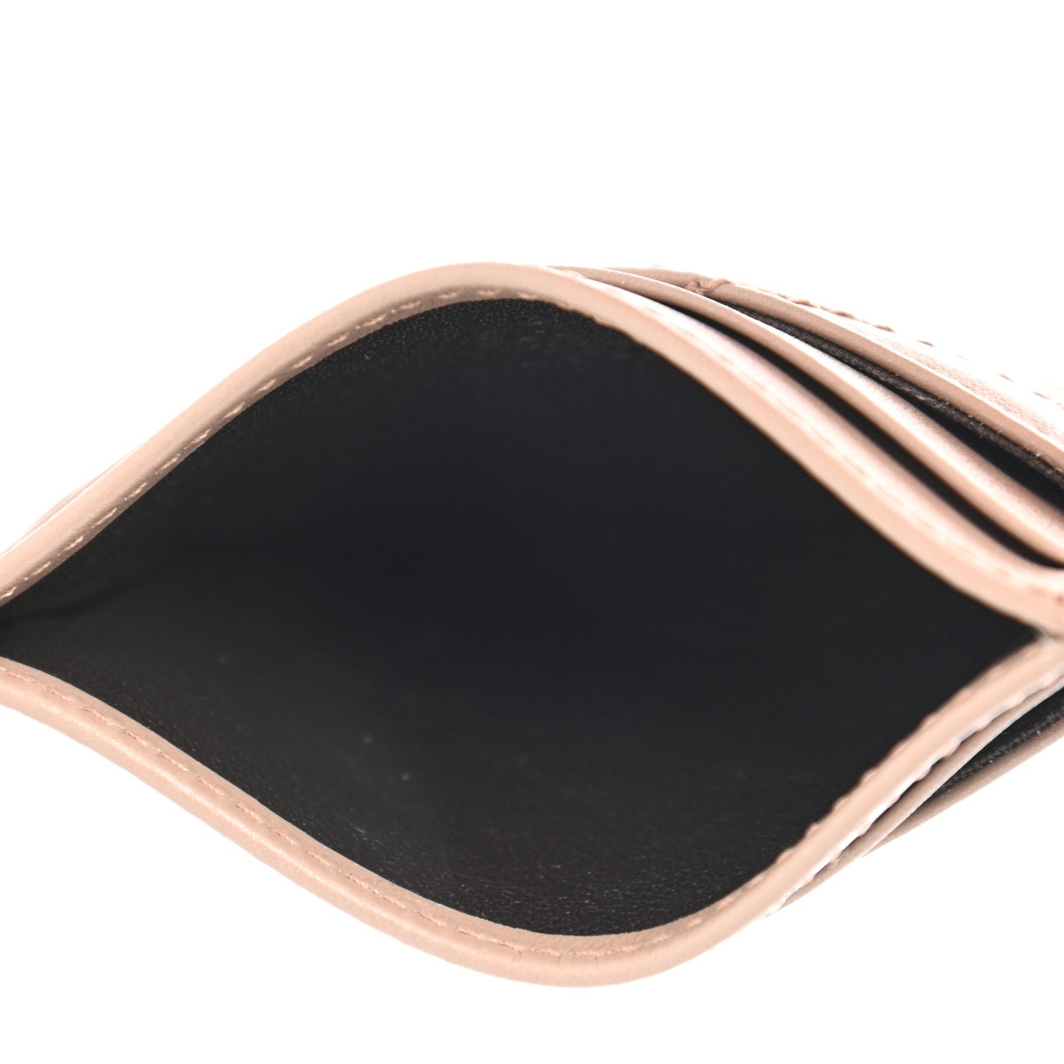 Gucci Calfskin Matelasse GG Marmont Card Holder Porcelain Rose 5 of 6