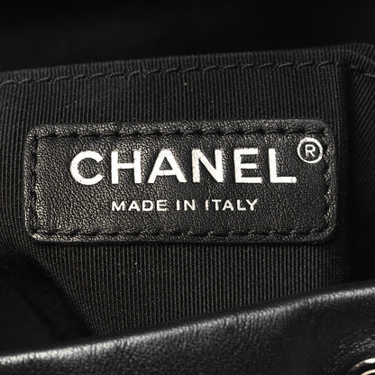 Chanel Calfskin Chevron Quilted Small Urban Spirit Backpack Black 6 of 11