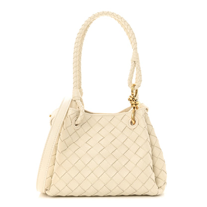 Bottega Veneta Nappa Intrecciato Small Parachute Shoulder Bag Sea Salt 1 of 10