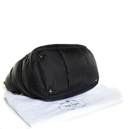 Prada Tessuto Nylon Bomber Tote Nero Black 7 of 18