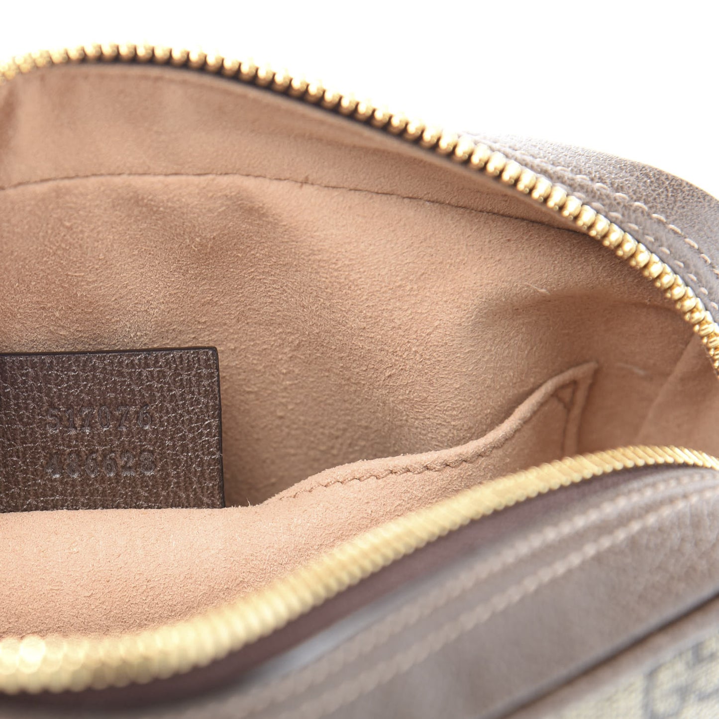 GG Supreme Monogram Web Small Ophidia Belt Bag 85 34 Dark Brown