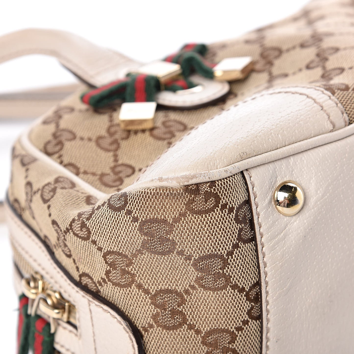 Monogram Small Princy Satchel Off White