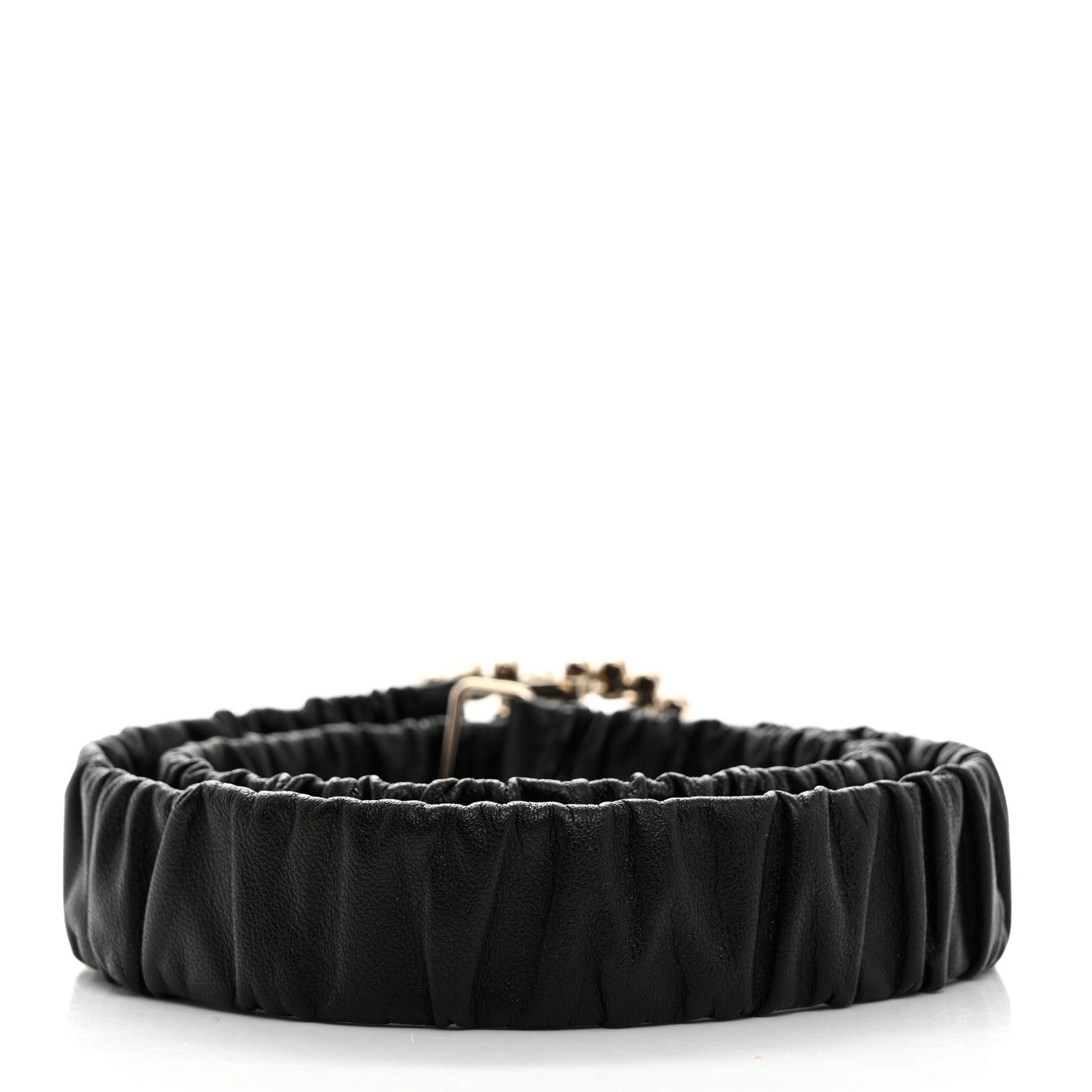 Chanel Calfskin Crystal CC Belt 75 30 Black 2 of 4