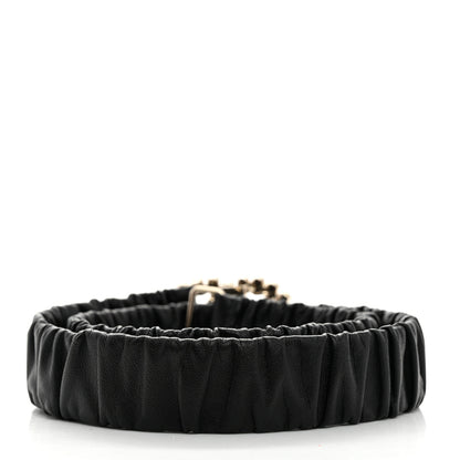 Chanel Calfskin Crystal CC Belt 75 30 Black 2 of 4