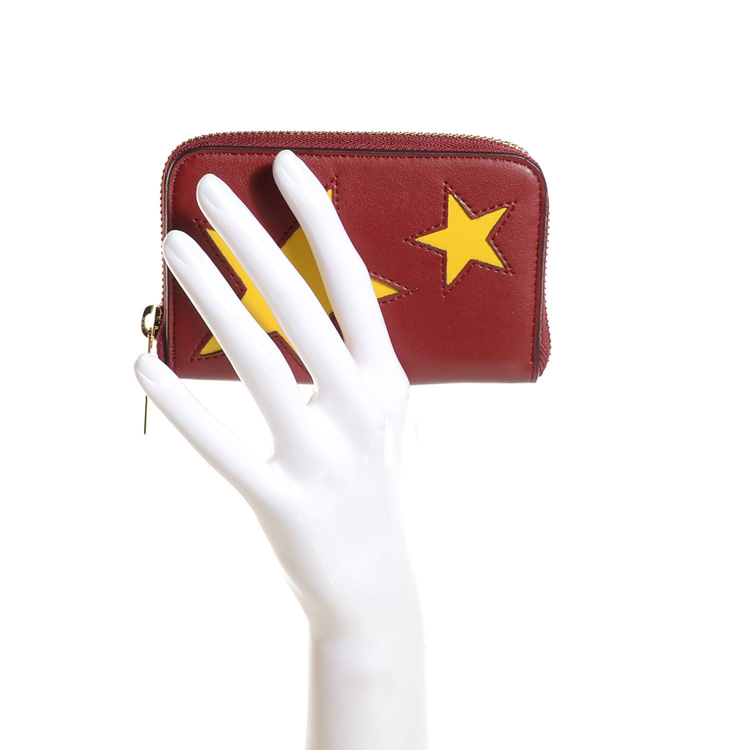 Stella McCartney Eco Alter Nappa Cavendish Stars Wallet Ruby 2 of 9