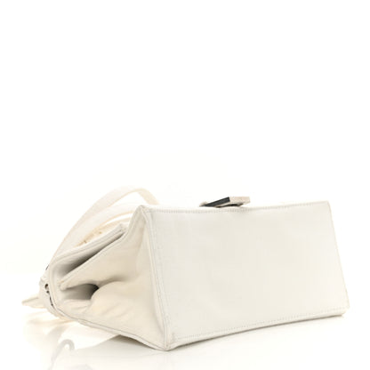 Balenciaga Cotton Canvas Small Hourglass Top Handle Bag White 4 of 18
