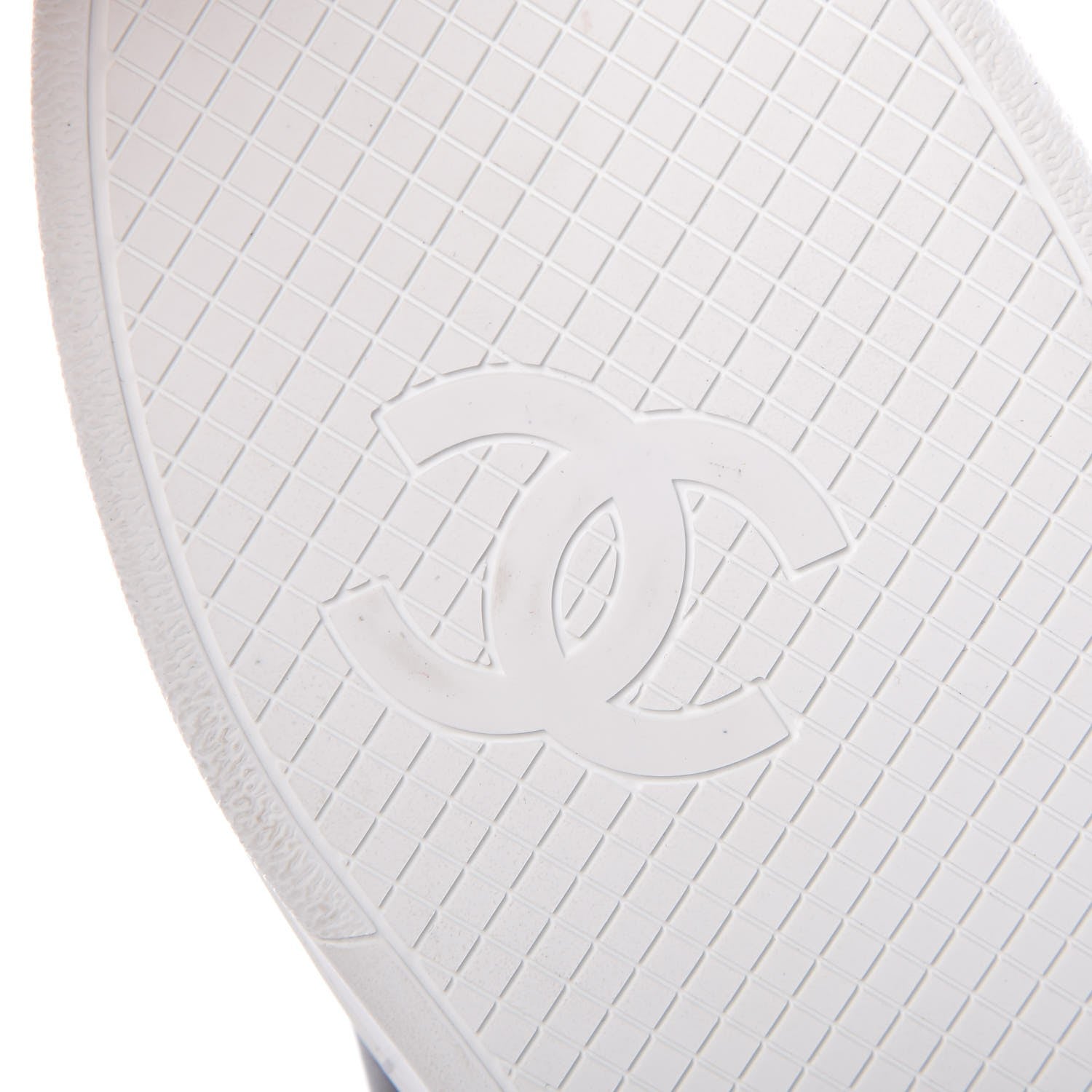 Chanel Calfskin CC Sneakers 39.5 Black 7 of 10