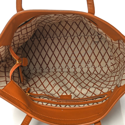 MCM Visetos Toni Shopper Tote Cognac 5 of 22