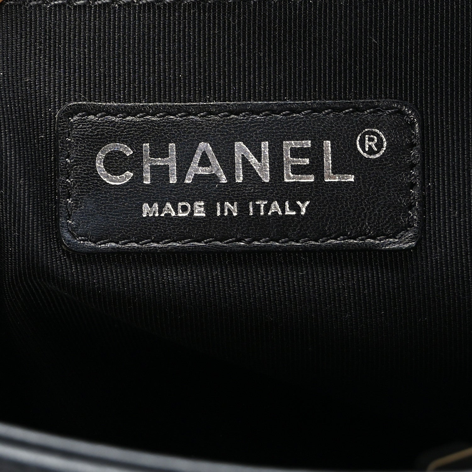 Chanel Calfskin Quilted Checkerboard Trim New Medium Boy Flap Black White 6 of 9