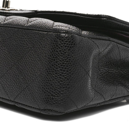 Chanel Caviar Quilted Medium Double Flap Black 10 of 11