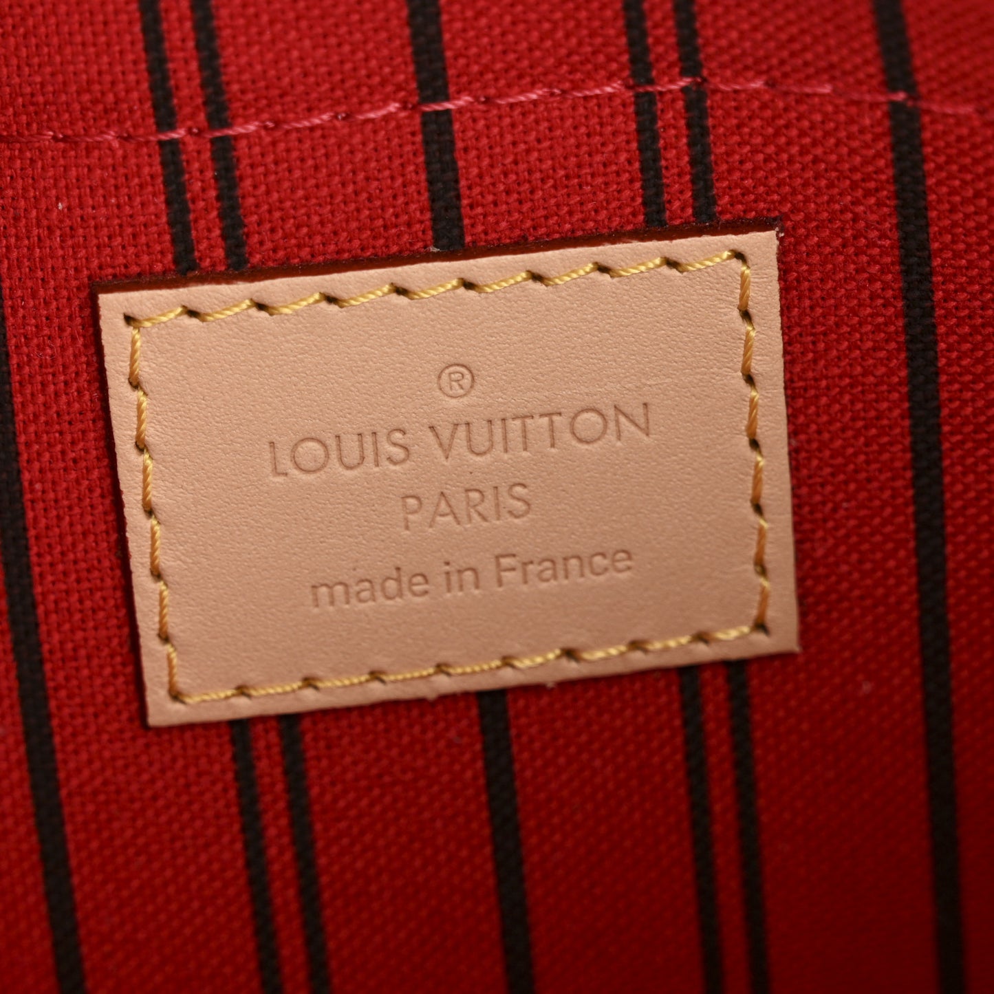 Monogram Neverfull MM GM Pochette Cherry