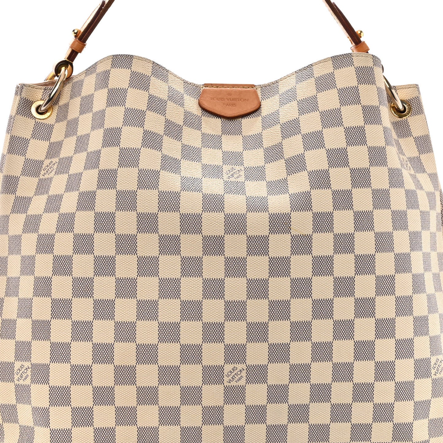 Damier Azur Graceful MM Rose Ballerine