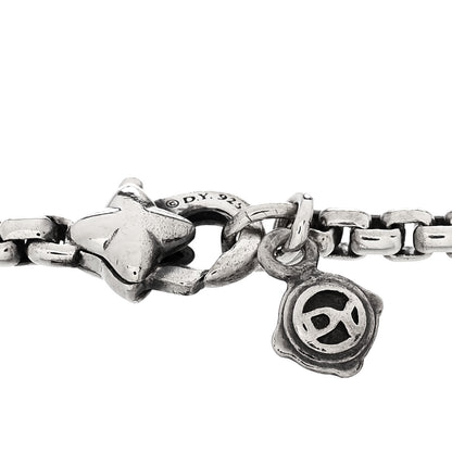 David Yurman Sterling Silver Diamond Petite Pave Metro Bar Bracelet 3 of 4