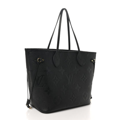 Louis Vuitton Empreinte Monogram Giant Neverfull MM Black 3 of 9