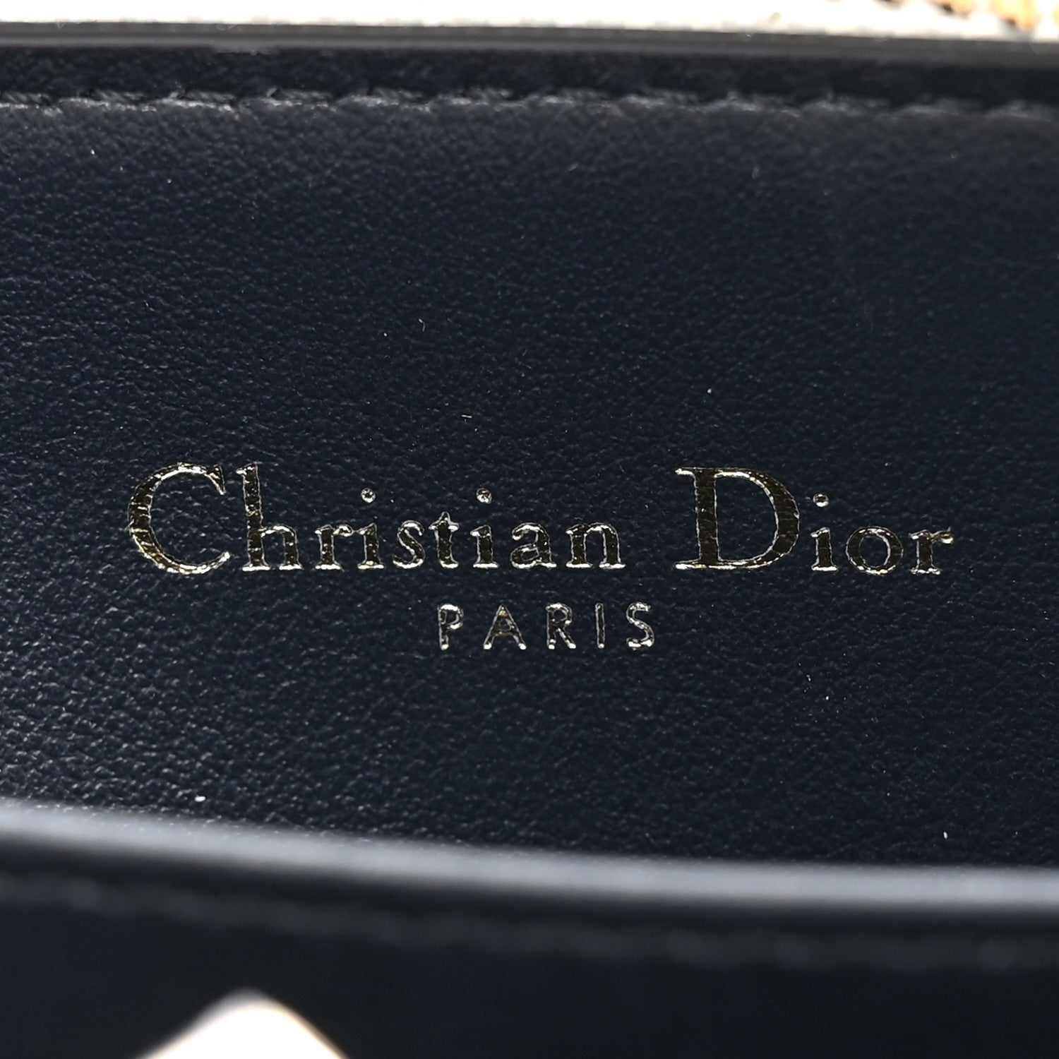 Christian Dior Calfskin Vibe Voyageur Card Holder Blue White 10 of 13