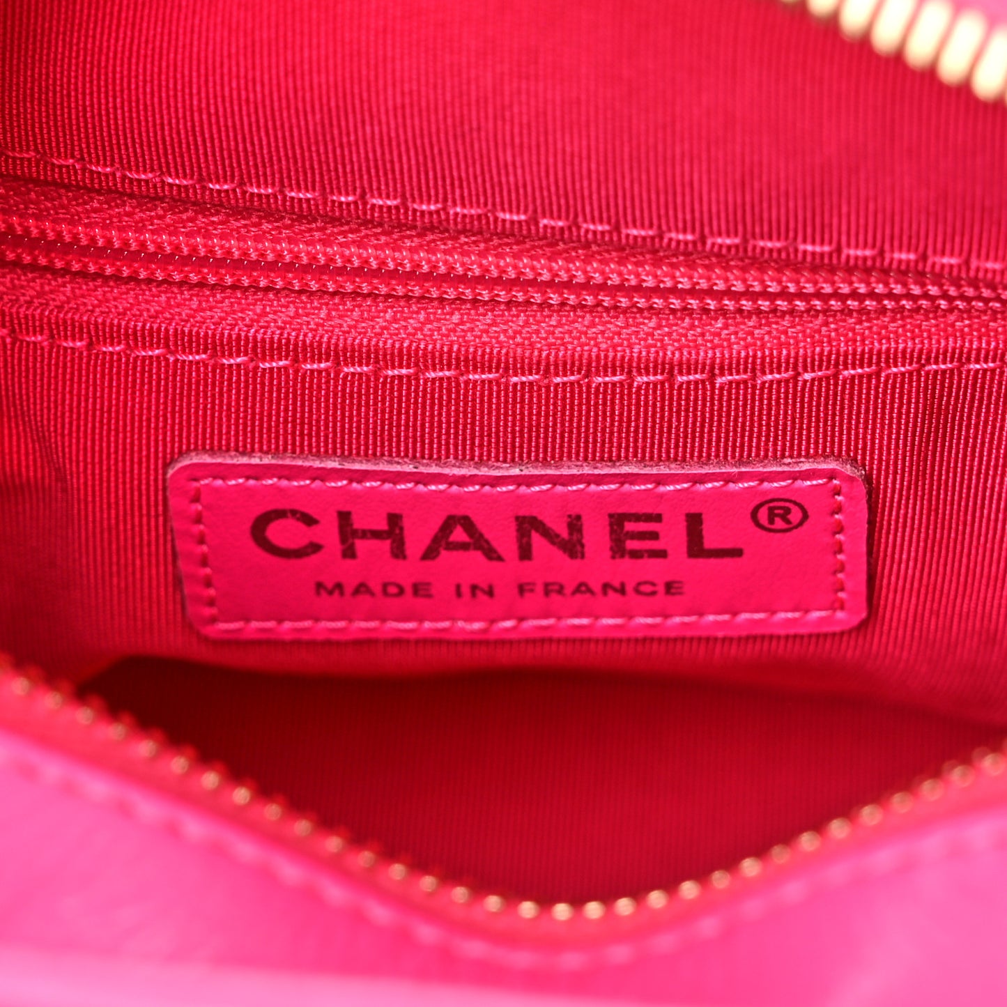 Goatskin Quilted Small Gabrielle Hobo Pink