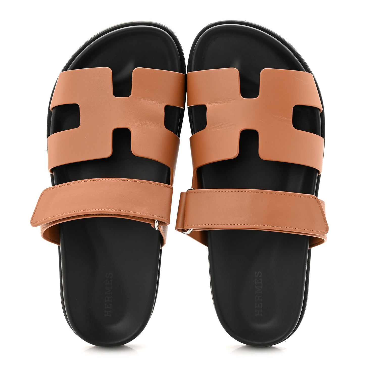 Calfskin Womens Chypre Sandals 38 Naturel
