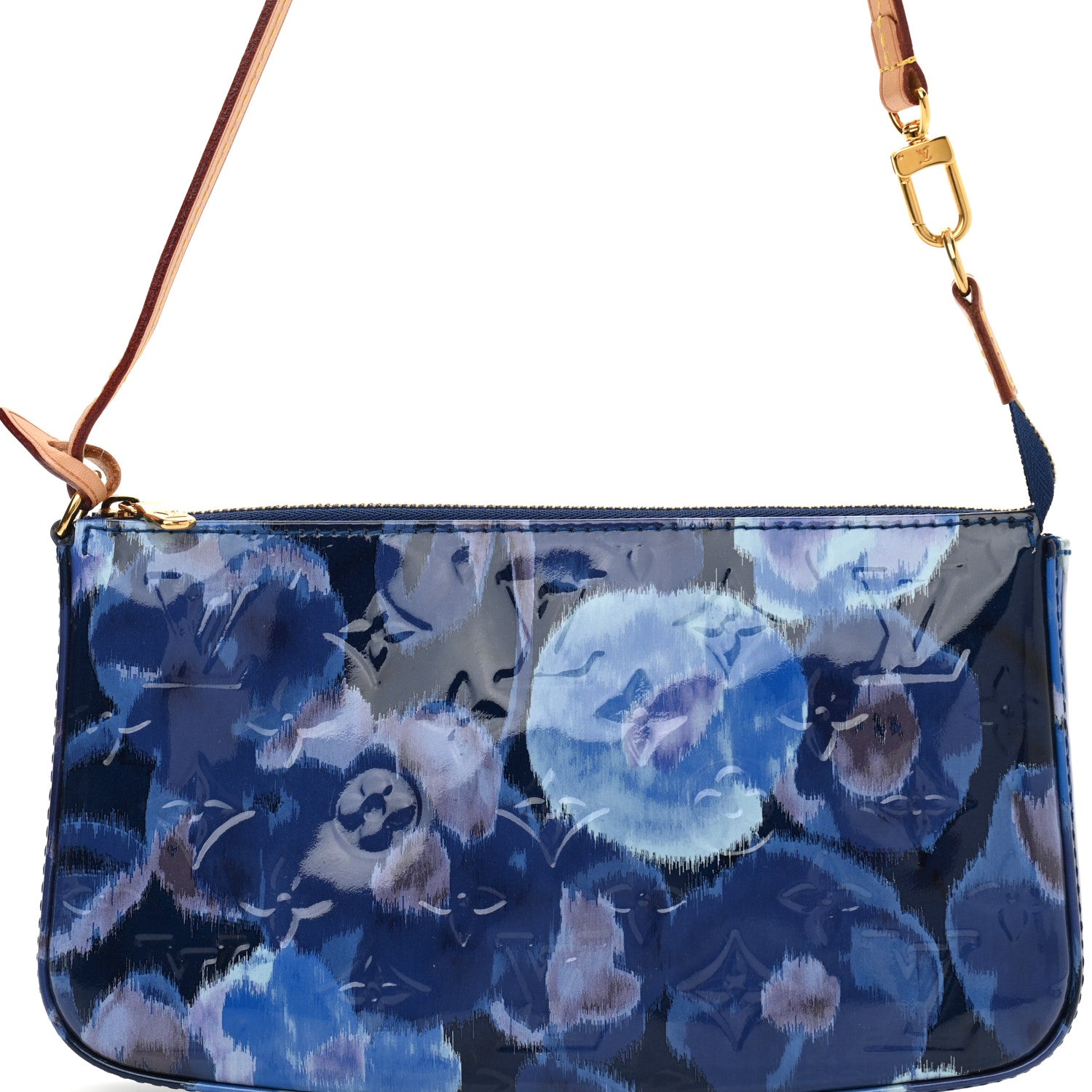 Louis Vuitton Vernis Ikat Pochette Accessories NM Grand Blue 9 of 11