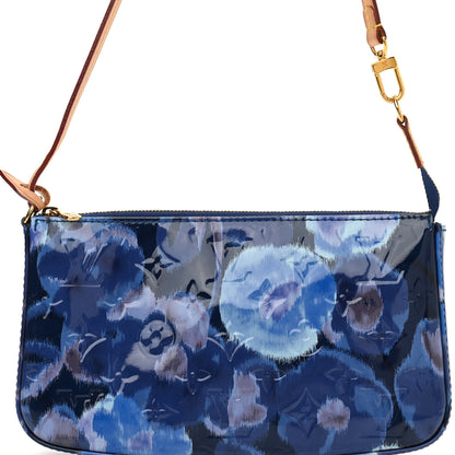 Louis Vuitton Vernis Ikat Pochette Accessories NM Grand Blue 9 of 11