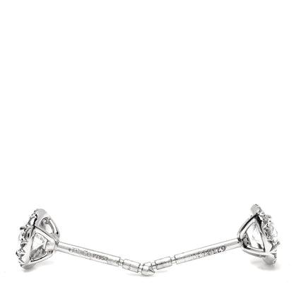 Tiffany Platinum Diamond .58ctw Soleste Earrings 3 of 5