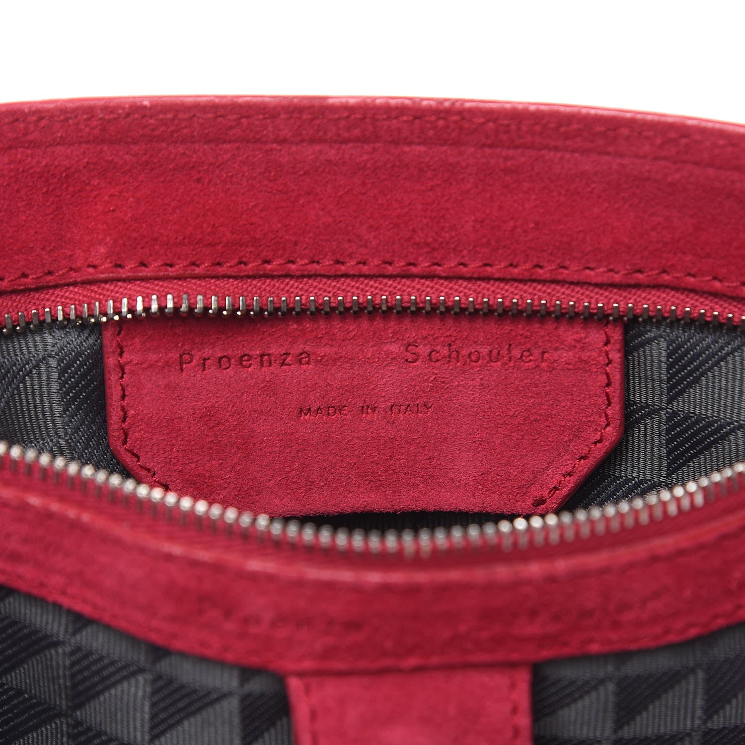 Proenza Schouler Suede Medium PS1 Satchel Raspberry 7 of 14