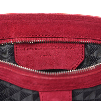 Proenza Schouler Suede Medium PS1 Satchel Raspberry 7 of 14