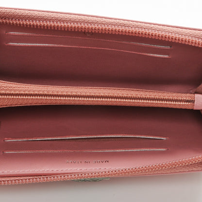 Chanel Lambskin Quilted Small Boy Zip Around Wallet Pink 5 of 7