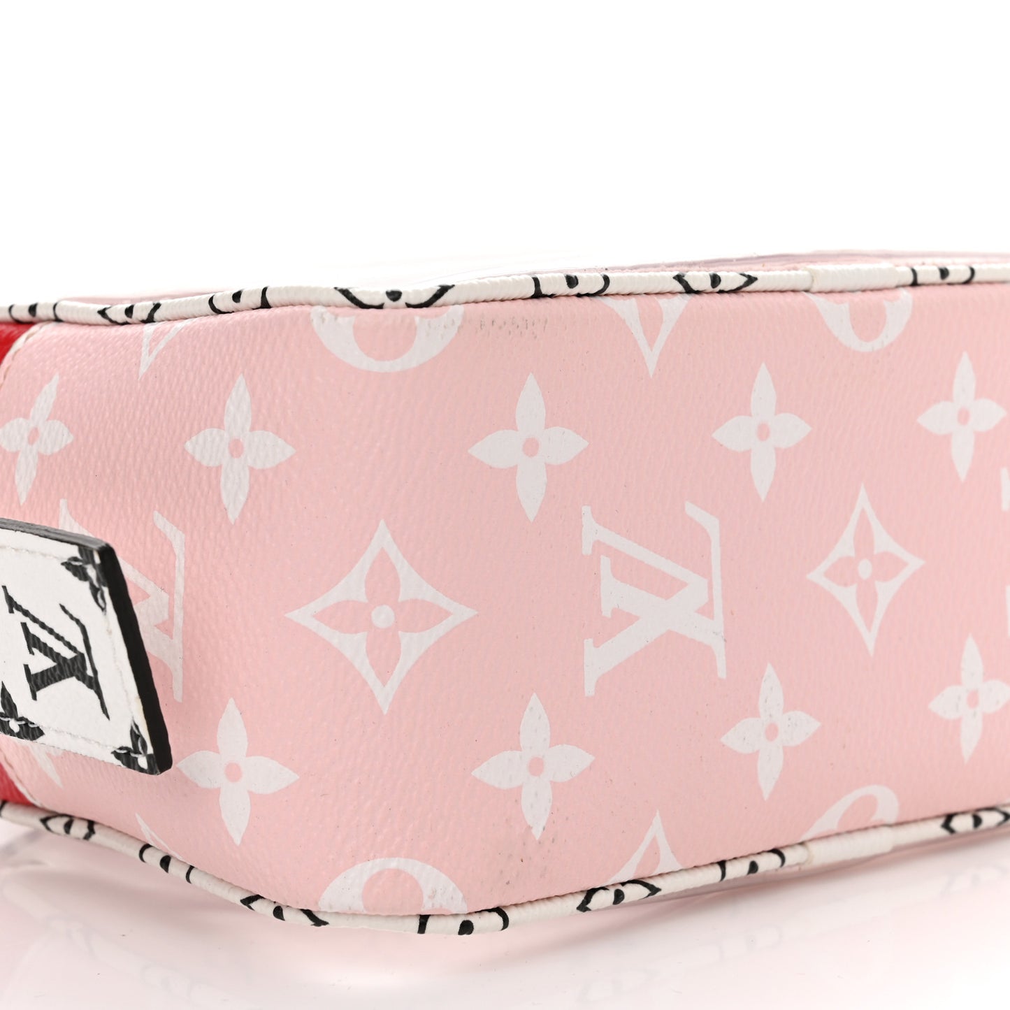Monogram Giant Beach Pouch Rouge