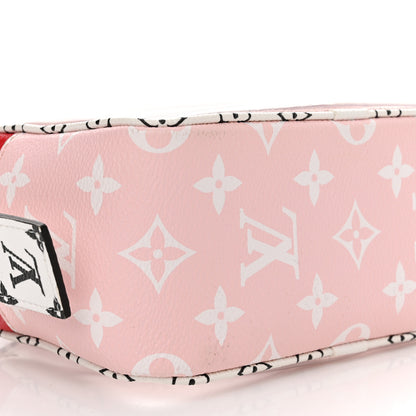 Louis Vuitton Monogram Giant Beach Pouch Rouge 8 of 9