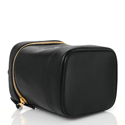 Chanel Caviar Vanity Cosmetic Case Black 4 of 10