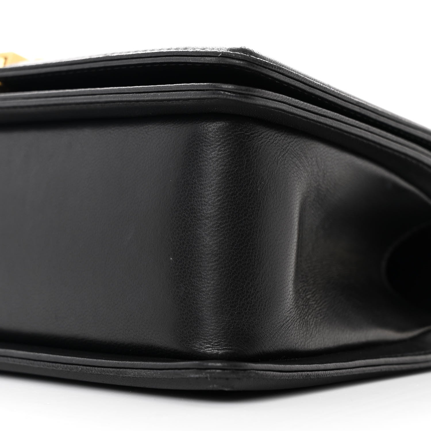 Chanel Lambskin Quilted Medium Boy Flap Black 10 of 13