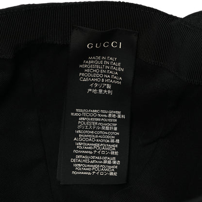 Gucci Monogram Web Baseball Hat L Black 9 of 9