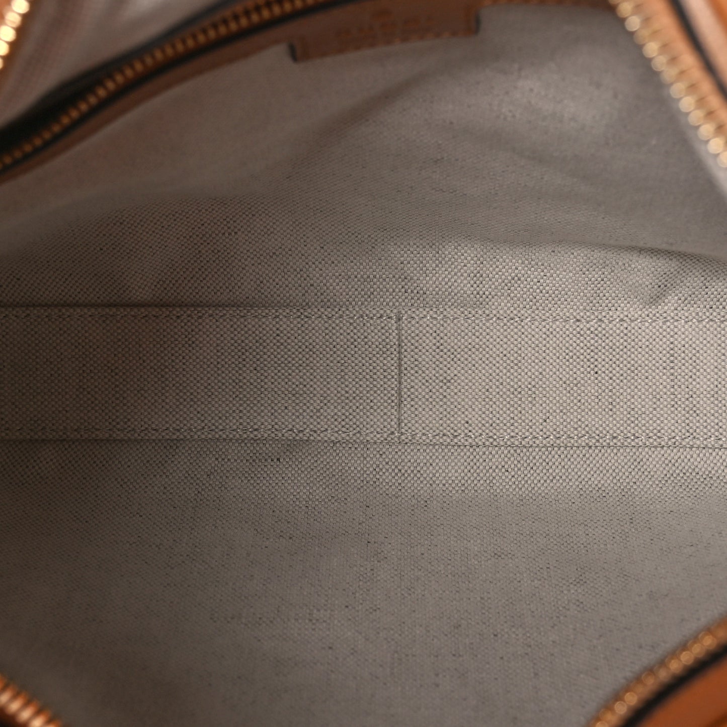 Aria Calfskin Web Large Attache Shoulder Bag Dark Orange