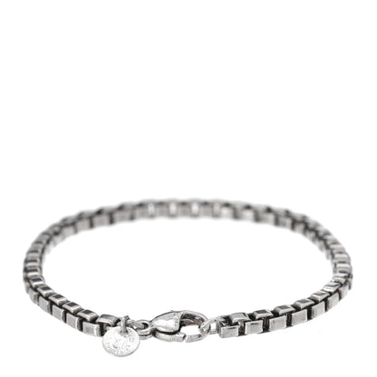 Tiffany Sterling Silver 4mm Venetian Link Bracelet 2 of 4