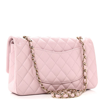 Chanel Caviar Quilted Medium Double Flap Light Pink 3 of 11