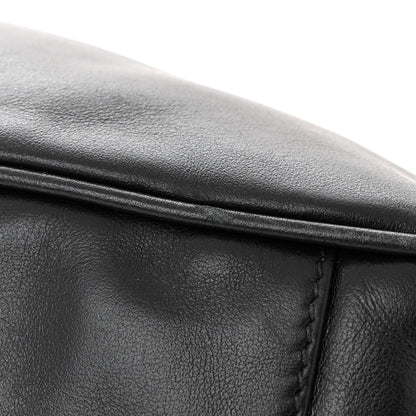 Prada Soft Calf Shopping Satchel Black 11 of 12