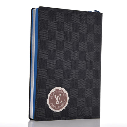 Louis Vuitton Damier Graphite LV League Clemence Notebook MM 3 of 7